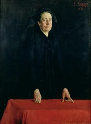 Portrett av Louise Clemence Michel (1830-1905) 1882